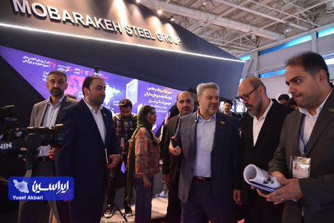 غرفه گروه فولاد مبارکه در دومین روز نمایشگاه ایران اکسپو 2025