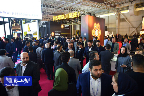 اولین روز بیست و نهمین نمایشگاه بین‌المللی نفت از دریچه دوربین ایراسین