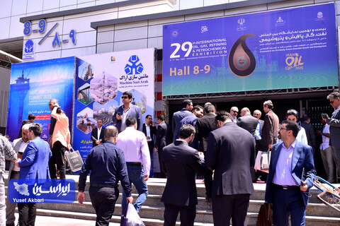 اولین روز بیست و نهمین نمایشگاه بین‌المللی نفت از دریچه دوربین ایراسین