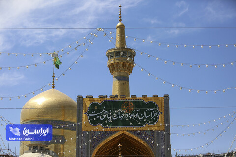 حال و هوای حرم رضوی در سالروز میلاد امام رضا علیه‌السلام