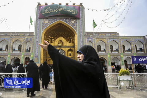 حال و هوای حرم رضوی در سالروز میلاد امام رضا علیه‌السلام