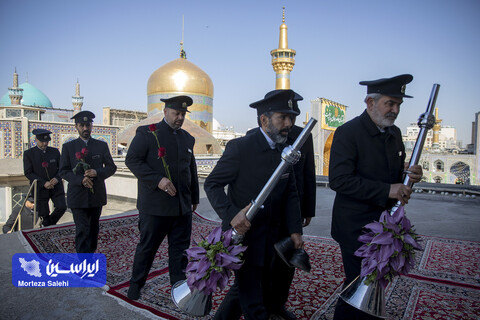 حال و هوای حرم رضوی در سالروز میلاد امام رضا علیه‌السلام