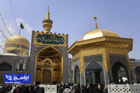 حال و هوای حرم رضوی در سالروز میلاد امام رضا علیه‌السلام