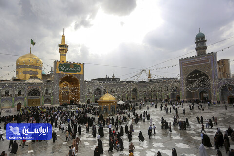 حال و هوای حرم رضوی در سالروز میلاد امام رضا علیه‌السلام