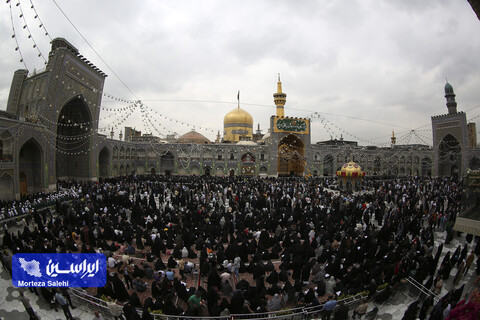 حال و هوای حرم رضوی در سالروز میلاد امام رضا علیه‌السلام