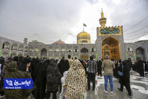 حال و هوای حرم رضوی در سالروز میلاد امام رضا علیه‌السلام