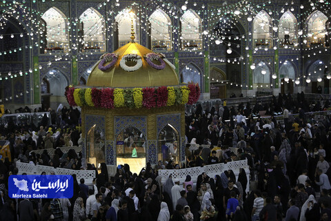 حال و هوای حرم رضوی در سالروز میلاد امام رضا علیه‌السلام