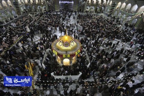 حال و هوای حرم رضوی در سالروز میلاد امام رضا علیه‌السلام