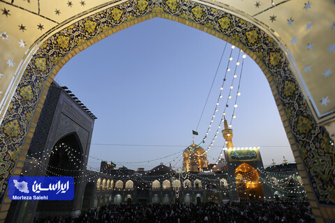 حال و هوای حرم رضوی در سالروز میلاد امام رضا علیه‌السلام