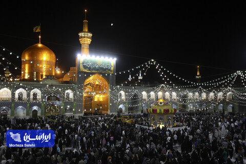 حال و هوای حرم رضوی در سالروز میلاد امام رضا علیه‌السلام