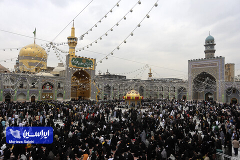 حال و هوای حرم رضوی در سالروز میلاد امام رضا علیه‌السلام
