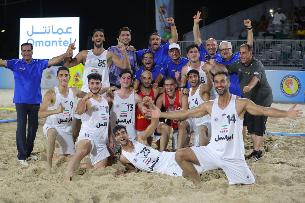 ایران – عمان؛ ساحلی‌بازان هندبال یک قدم تا فتح آسیا