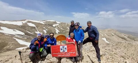 صعود گروه کوه نوردی باشگاه کارگران اصفهان به قله چیرو