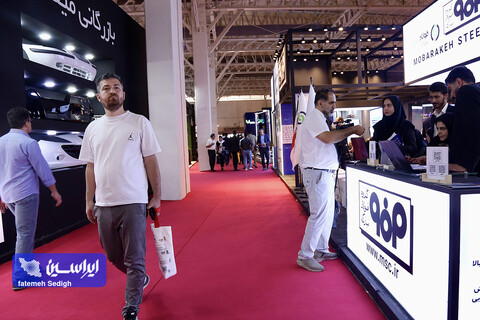 اولین روز بیستمین نمایشگاه بین‌المللی قطعات، لوازم و مجموعه‌های خودرو  از دریچه دوربین ایراسین