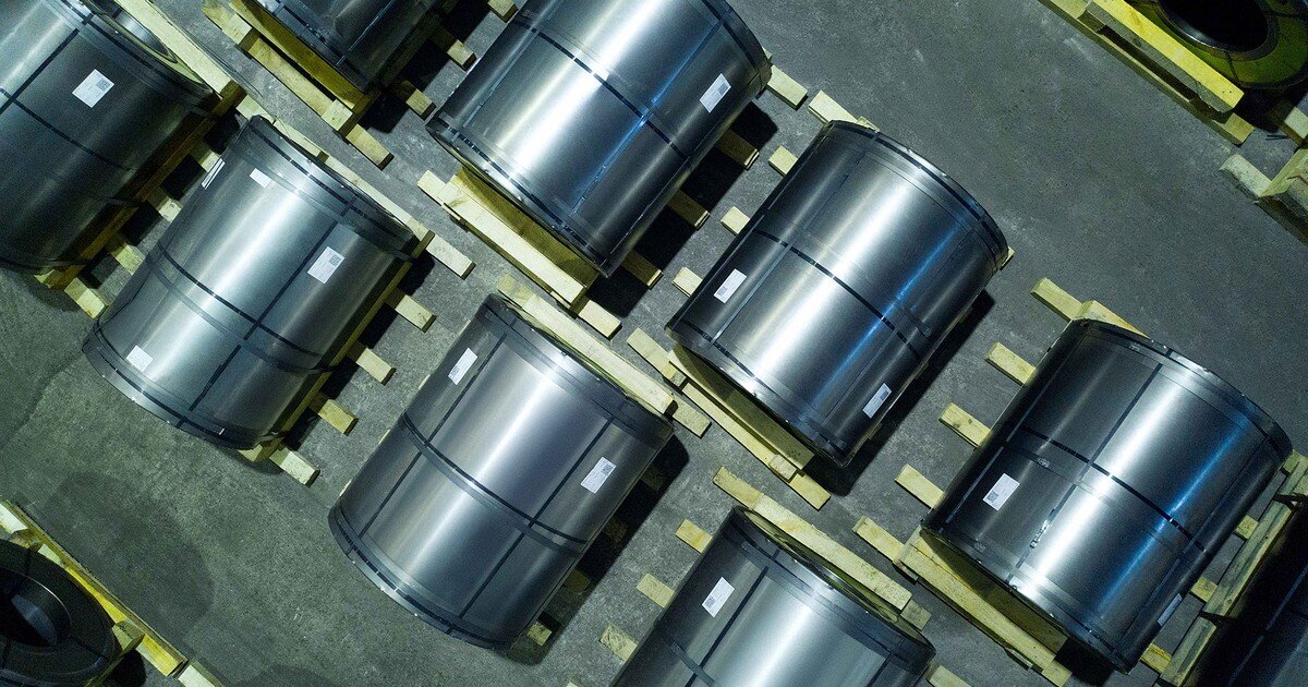 صادرات ورق فولادی تخت اوکراین در سه ماهه اول ۲۰۲۵؛ افزایش در حجم و کاهش در درآمد