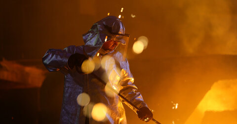 کاهش تولید فولاد و چدن در اوکراین در ماه مه ۲۰۲۵