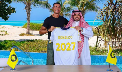 قرارداد رونالدو با النصر تمدید شد