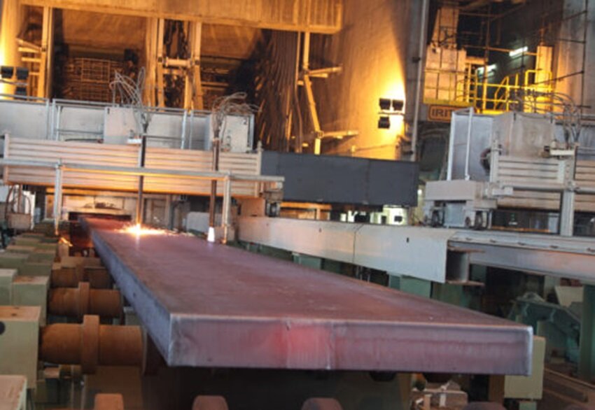 رشد ۷ درصدی تولید تختال فولاد هرمزگان در خرداد ۱۴۰۴