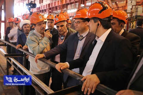 گزارش تصویری آیین افتتاح واحد فولادسازی سفیددشت