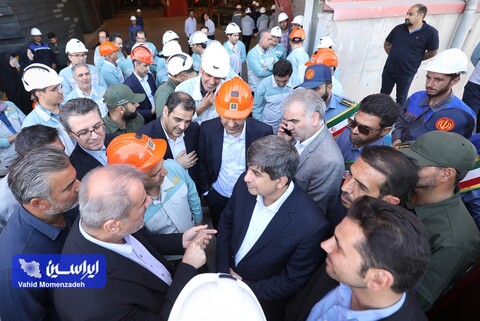 گزارش تصویری آیین افتتاح واحد فولادسازی سفیددشت