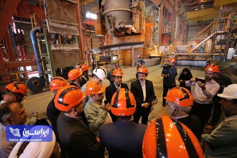 گزارش تصویری آیین افتتاح واحد فولادسازی سفیددشت