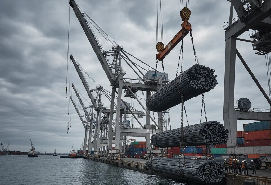 کاهش قیمت شمش و میلگرد در بازارهای صادراتی