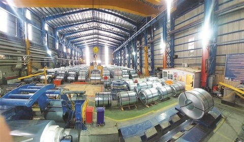 رکورد نازک‌ترین ورق گالوانیزه ایران در ورق‌خودرو