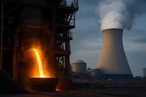کربن‌زدایی فولاد در گرو انرژی هسته‌ای