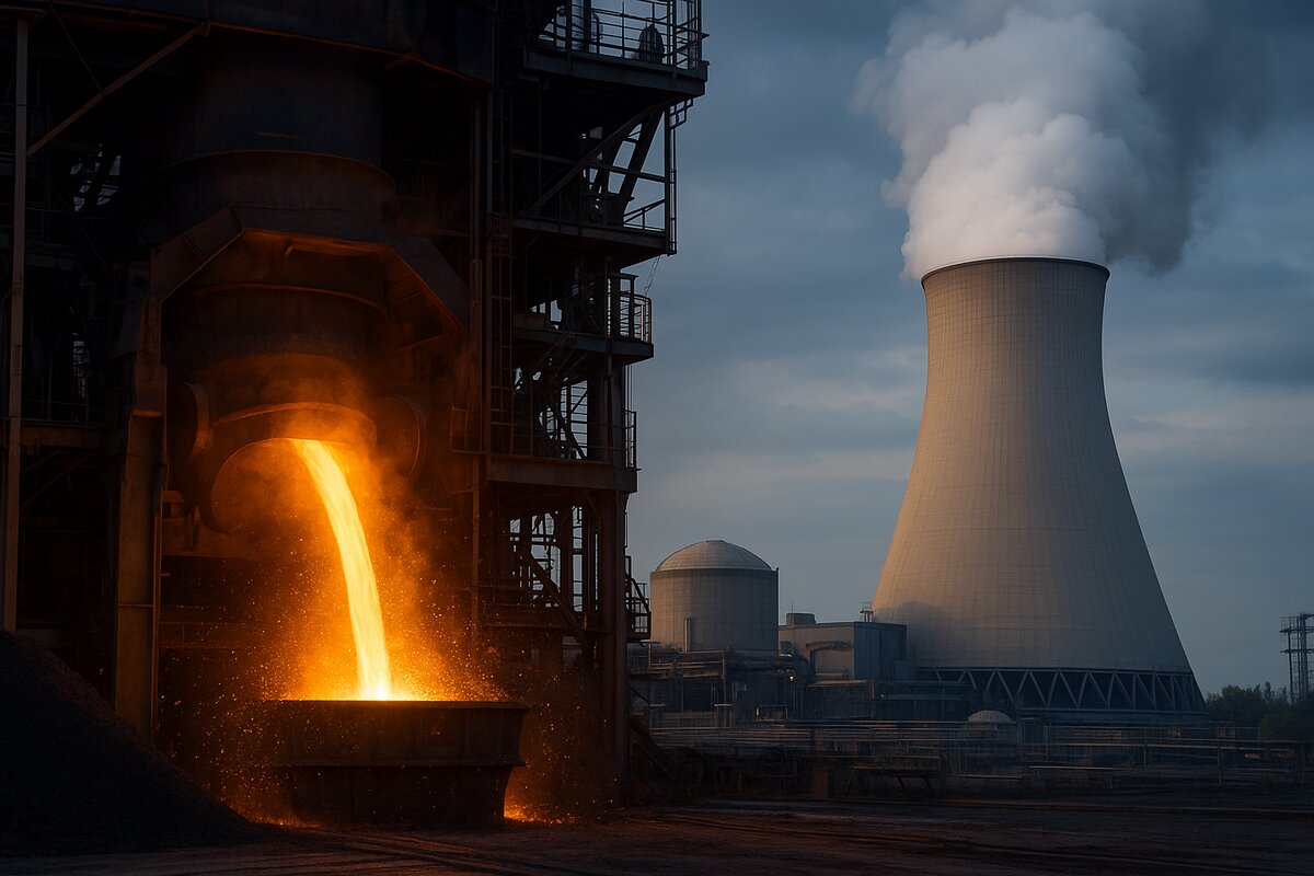کربن‌زدایی فولاد در گرو انرژی هسته‌ای