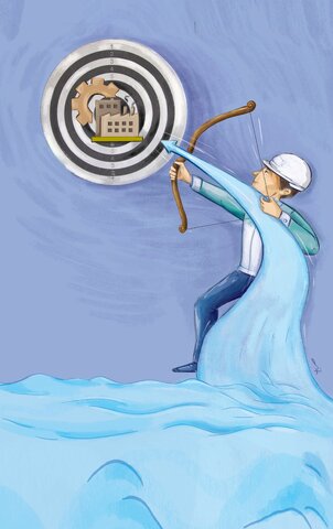 حرکت بزرگ آب به سوی صنایع