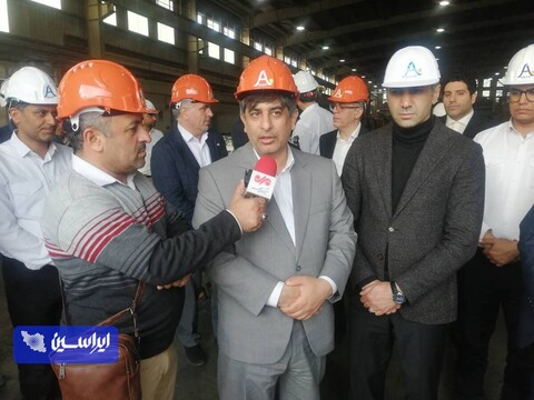 بازدید مدیرعامل گروه فولاد مبارکه از مجتمع آلومینیوم جنوب