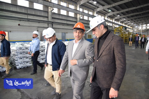 بازدید مدیرعامل گروه فولاد مبارکه از مجتمع آلومینیوم جنوب
