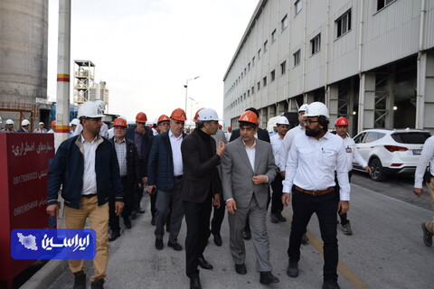 بازدید مدیرعامل گروه فولاد مبارکه از مجتمع آلومینیوم جنوب