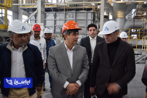 بازدید مدیرعامل گروه فولاد مبارکه از مجتمع آلومینیوم جنوب