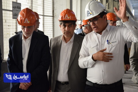 بازدید مدیرعامل گروه فولاد مبارکه از مجتمع آلومینیوم جنوب